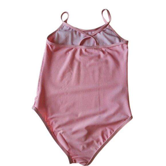 Primark One Piece Graphic Swimsuit Pink Fits 8 Year Old Girl - Picture 3 of 7